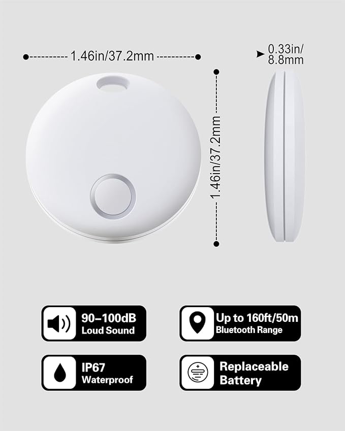 Reyke Smart Tag, Works with Apple Find My, Item Locator - Image 8