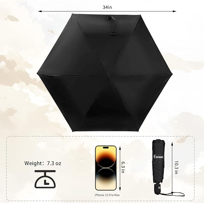 GAOYAING Compact Automatic Travel Umbrella - Image 3