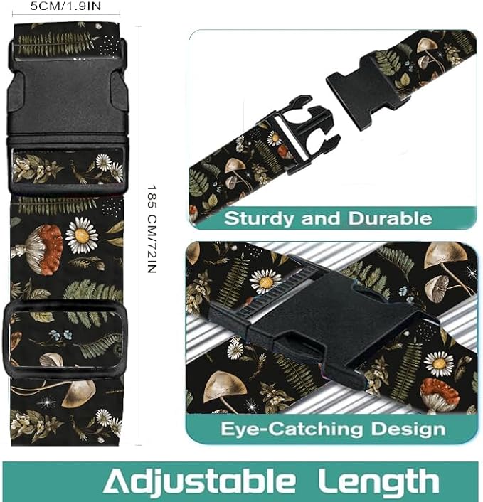 Luggage Straps for Suitcases Travel Belt Accessories, Cute Suitcase Strap - Image 5