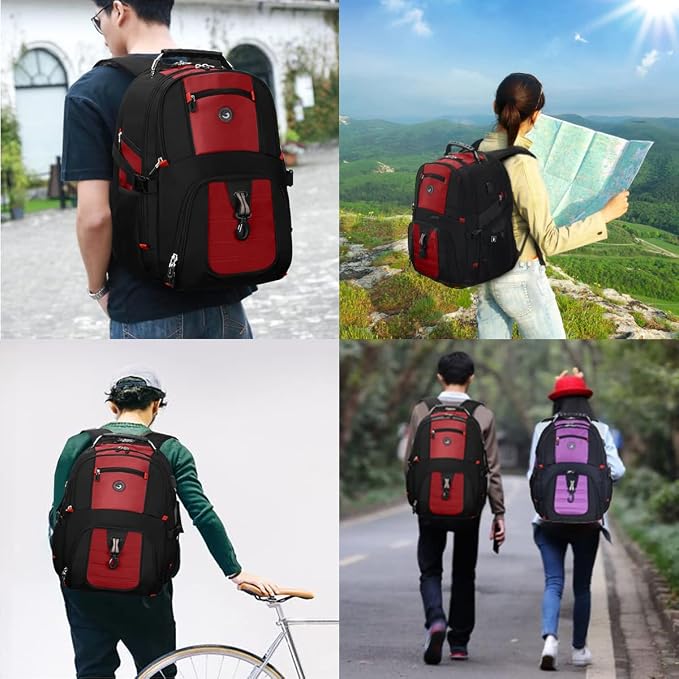 SHRRADOO Extra Large 50L Travel Laptop Backpack - Image 7