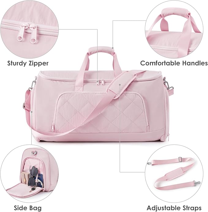 Rolling Garment Bag for Travel, Duffle Garment Bag - Image 5