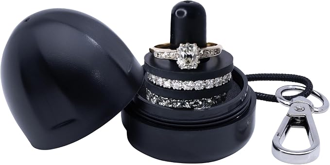 Ring Holder Keychain, Jewelry Organizer and Storage, Portable Waterproof Ring by RINGTHING