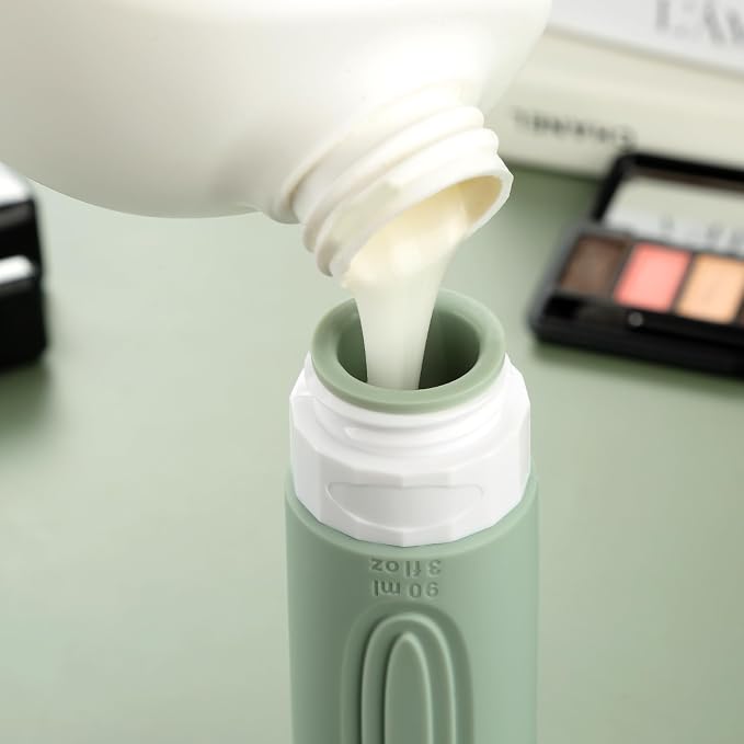Travel Bottles for Toiletries, Tsa Approved 3oz Travel Size Containers BPA Free - Image 3