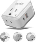 Ceptics China, Malaysia Power Adapter Travel Set, 20W PD & QC, Safe Dual USB & by Ceptics