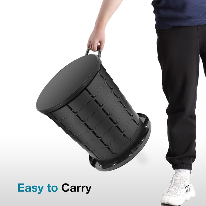 TRIPTIPS Upgrade Retractable Portable Toilet Travel Toilet Adjustable Height - Image 5
