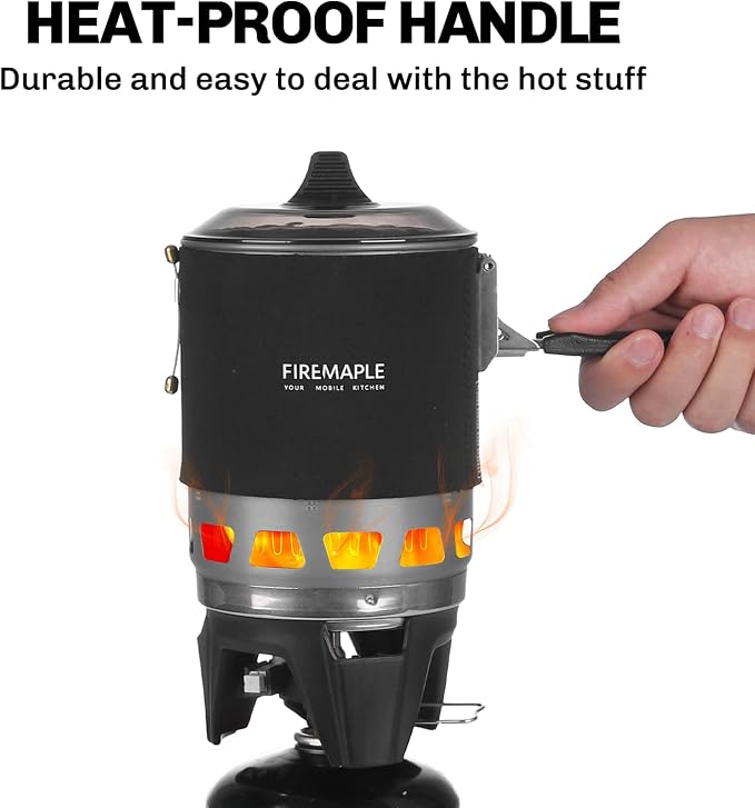 Fire-Maple "Fixed Star 3" Personal Cooking System | Pot/Jet Burner Stove System - Image 3