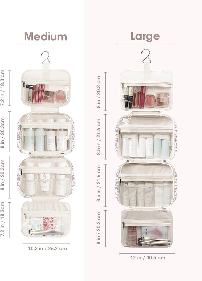 Narwey Hanging Floral Toiletry Bag - Image 5