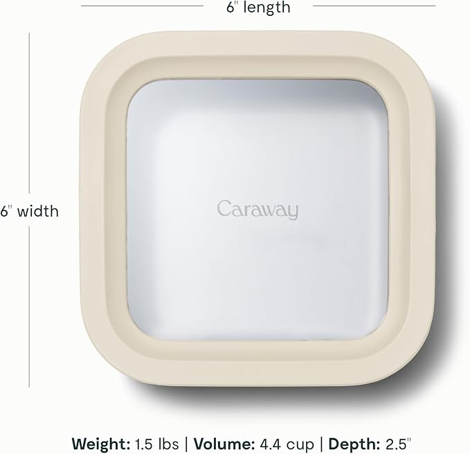Caraway Glass 4.4 Cup Food Container - Image 3