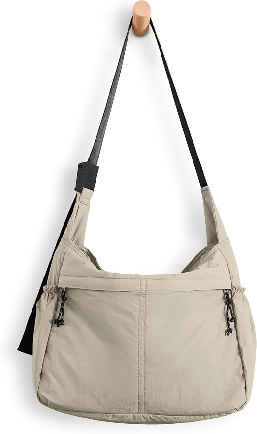 ODODOS 20L Crossbody Tote Bag Large Capacity Lightweight Hobo Shoulder Sling by ODODOS