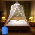 Mosquito Net for Bed, Large White Bed Canopy for Girls, Hanging Bed Net by Sublaga