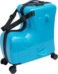 CNCEST 20"/24" Kid's Ride-on Travel Suitcase, Travel Rolling Luggage by CNCEST