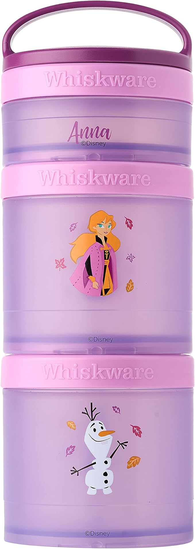 Whiskware Disney Princess Frozen, Stackable Snack Containers by Whiskware