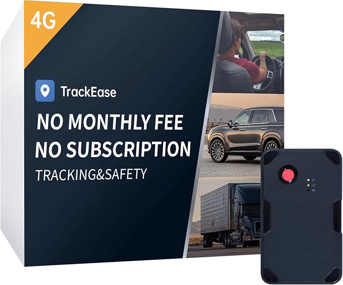 GPS Tracker for Vehicles, No Monthly Fee, No Subscription, Long Battery Life by VITALGLOW