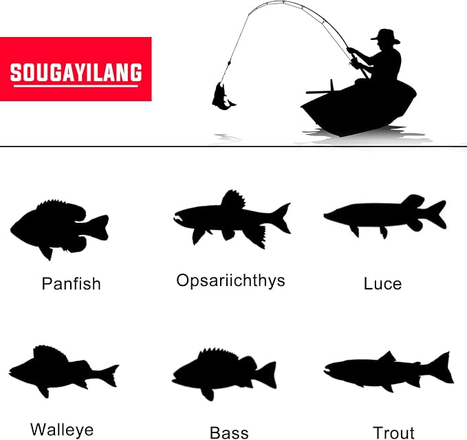 Sougayilang Fishing Pole with Spinning Reel Portable Fishing Rod Reel Combos - Image 6