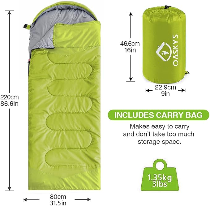oaskys Camping Sleeping Bag - Image 2