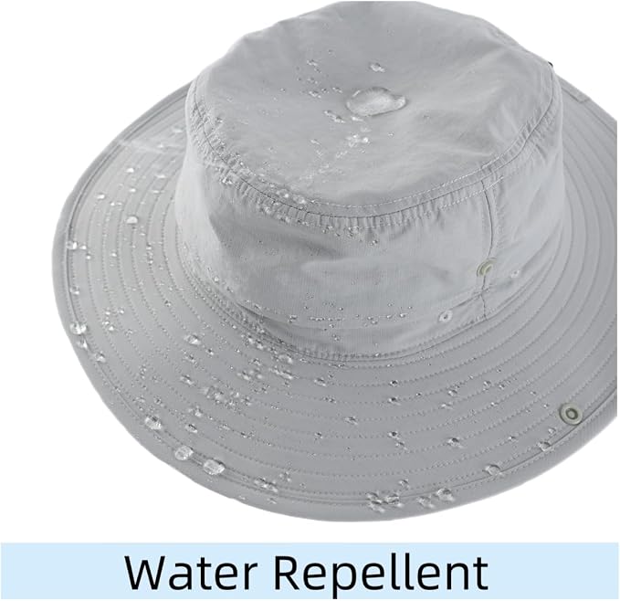 Connectyle Sun Hat for Men Women Outdoor UV Protection Safari Hat for Fishing - Image 4