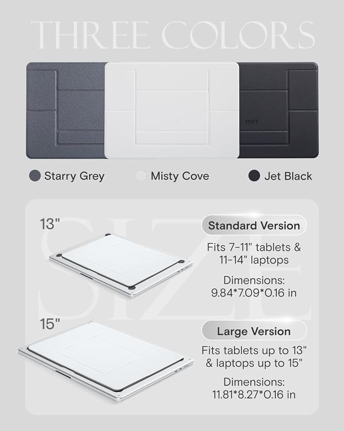 MOFT Invisible Laptop Stand for Desk, Stick-Free Tablet and Computer Stand - Image 8
