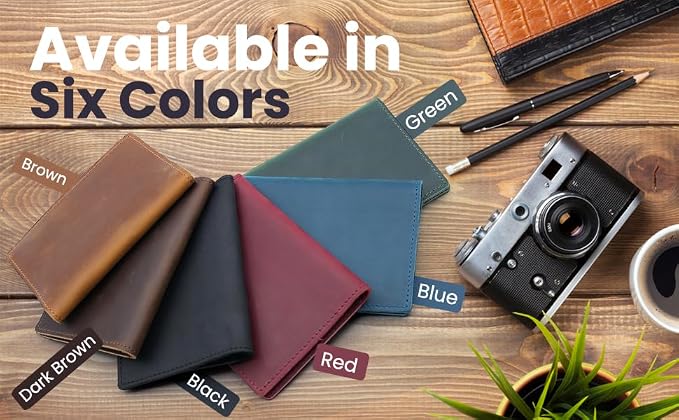 Personalized Leather Passport Holder, Custom Travel Wallet, Genuine Leather - Image 5