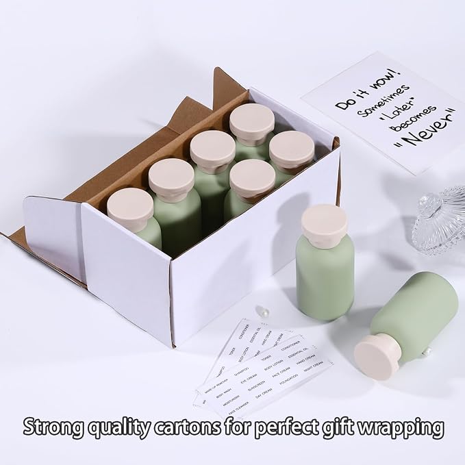 3.4 oz Plastic Small Travel Shampoo Bottles, Refillable Flip Cap Squeeze Bottles - Image 3