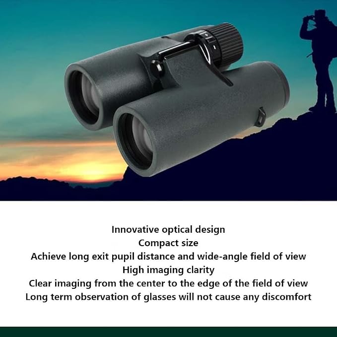 10x42ED Compact Binoculars for Adults – High-Powered BAK4 Prisms, Diamond White - Image 3