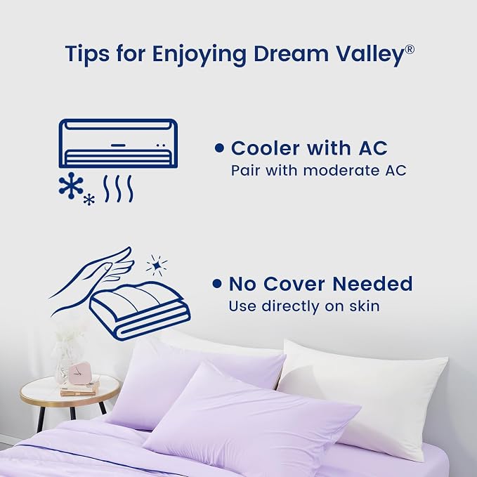 Dream Valley® Outlast® Deepsleep Cooling Comforter, Throw Size, NASA-Grade - Image 6