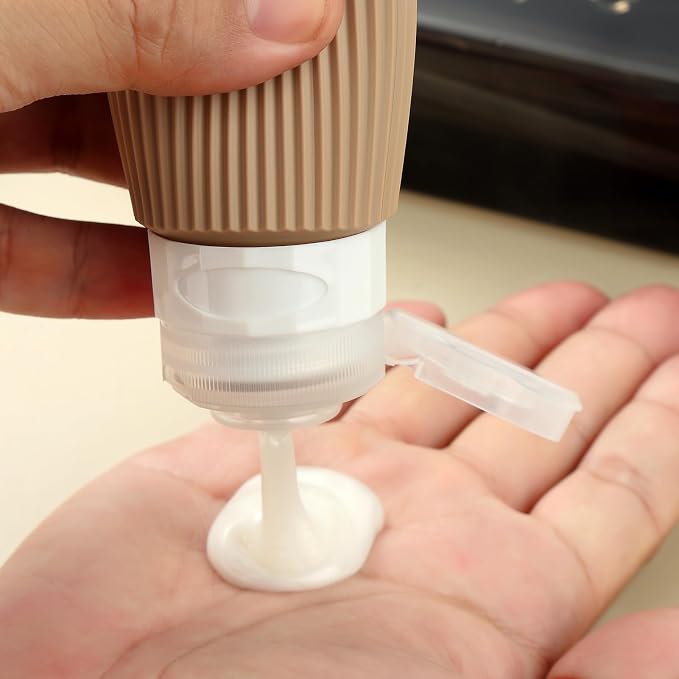 16 Pack Travel Bottles Set, TSA Approved Leak Proof Silicone Squeezable - Image 4