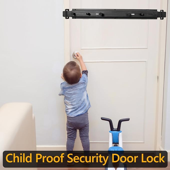 Door Bar Lock - Patented Door Barricade Security Bar - Home Safety Improvement - Image 7