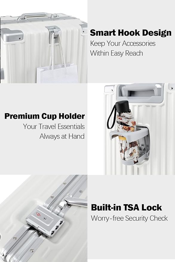 HotWay 24 Inch Aluminum Frame Luggage - Image 4