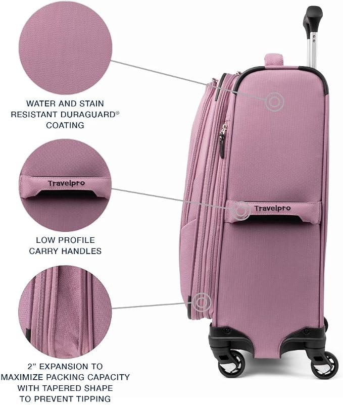 Travelpro Maxlite 5 Softside Expandable Carry-On Luggage - Image 3