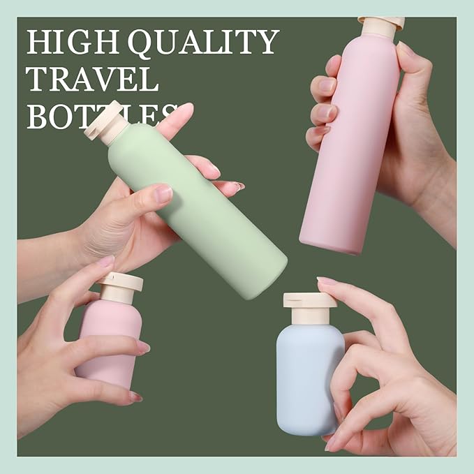 ASEVAT 6.7 oz Plastic Leak Proof Travel Bottles - Image 5