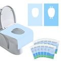 50 Packs Tear-Free Toilet Seat Covers Disposable by Krijuess