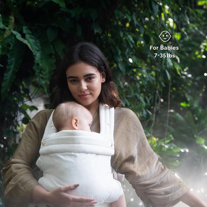 NEST BLANCHE Baby Carrier – Soft Cotton Linen Blend - Image 3