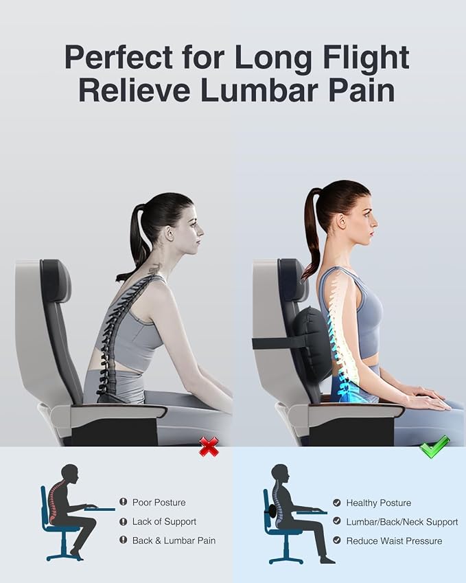 Luxtude Inflatable Lumbar Pillow - Image 2