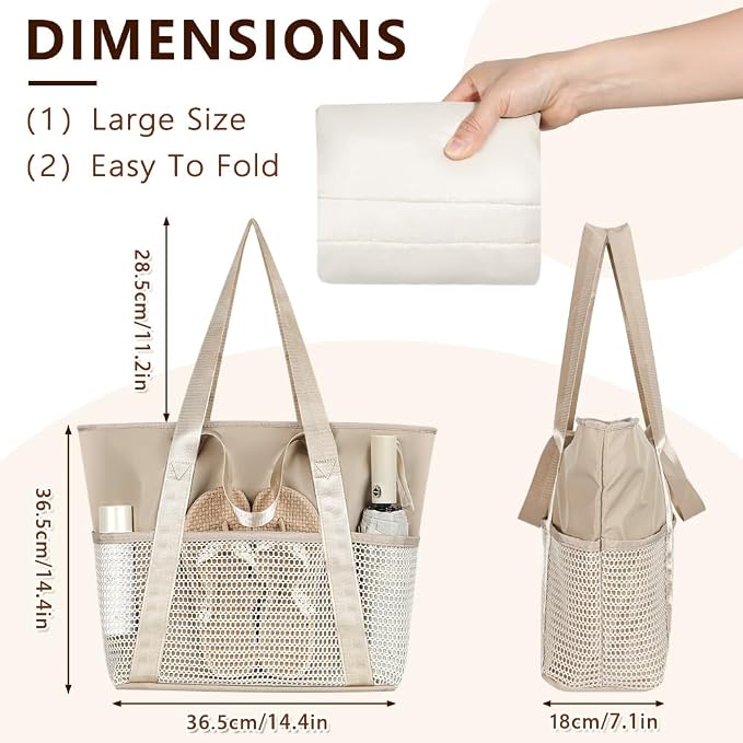 Waterproof Sandproof Beach Bag - Image 3