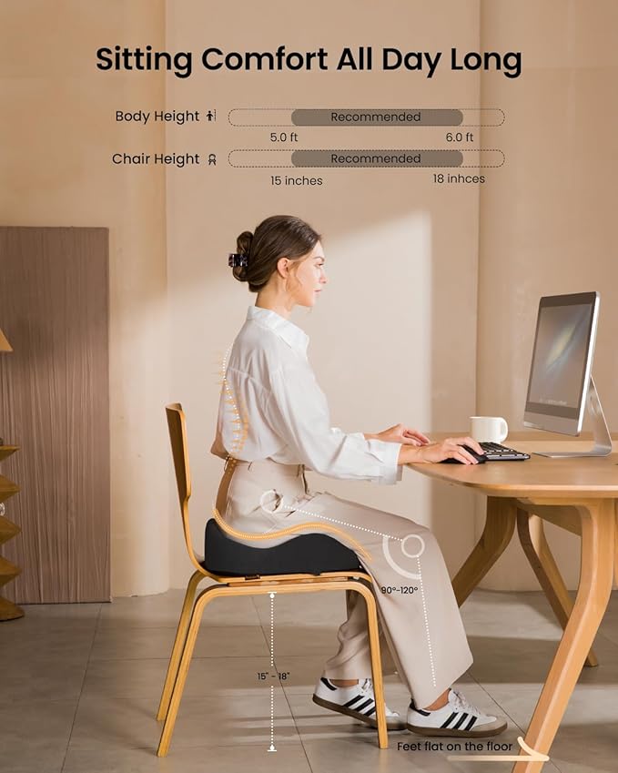 ProtoArc Seat Cushion, Office Chair Cushion - Image 4
