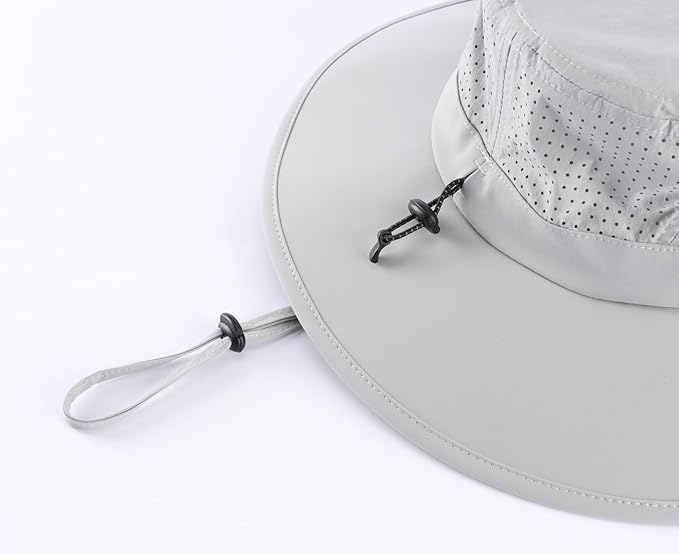 Home Prefer UPF 50+ Sun Hats for Men Women Foldable Wide Brim Fishing Hat Quick - Image 7