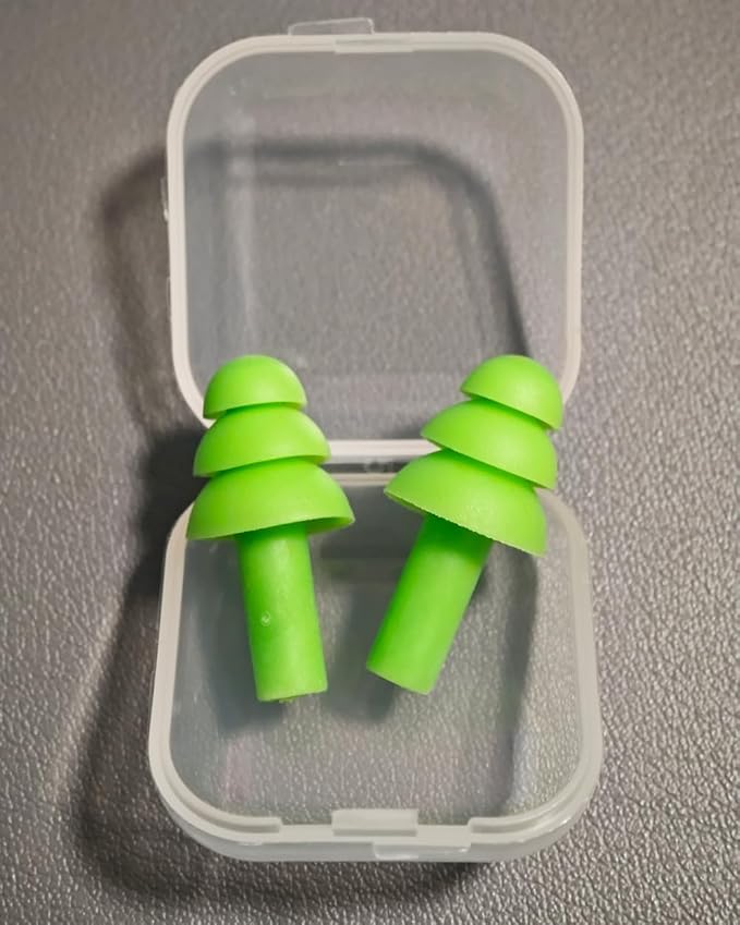 10 Pairs Noise Cancelling Ear Plugs, Premium Soft Silicone, Waterproof - Image 4