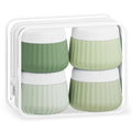 Travel Containers for Toiletries 4 Pack, TSA Approved Travel Size Toiletries by Mrsdry