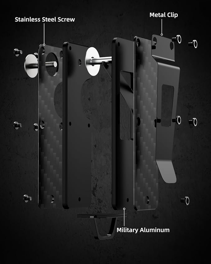 Key Organizer Compact Key Holder Metal Key Chain Minimalist key case key holder - Image 5