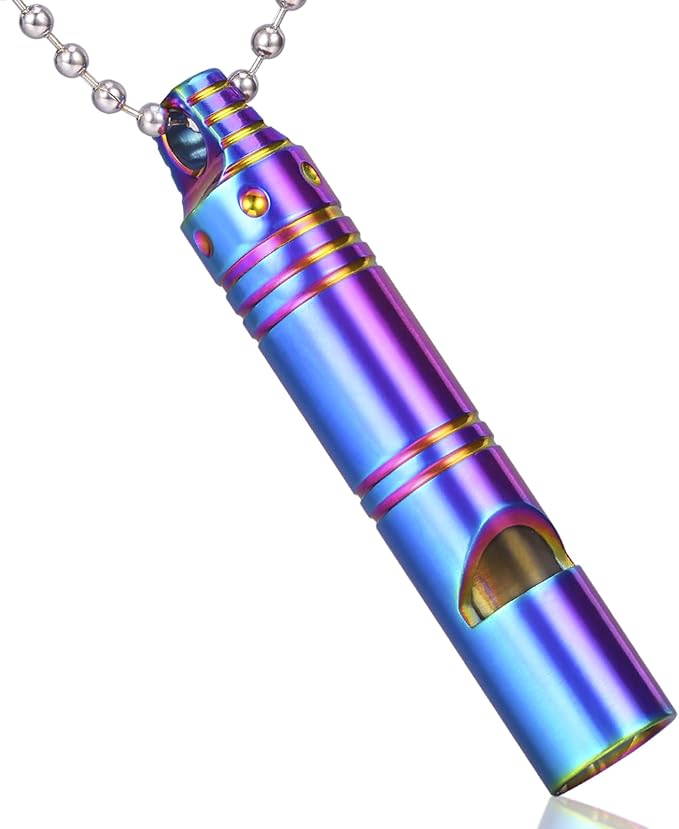 Whistle Emergency Titanium Whistle, Survival Loud Whistle Safety Whistle by Autuveen