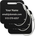 Custom Metal Luggage Tags by Legit3D