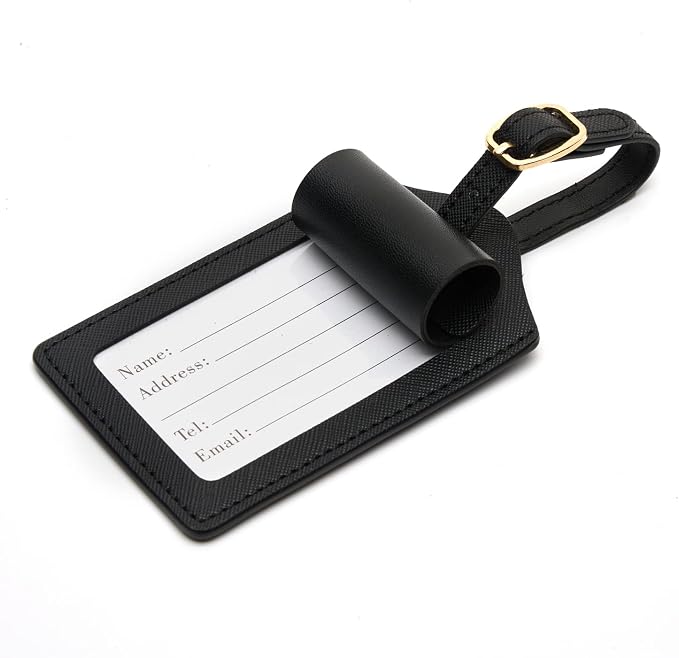 Luggage Tags in PU Leather: Set of 2 - Image 2