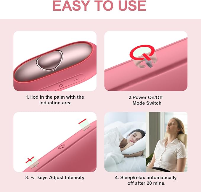 Sleep Aid Device, Micro-Current Sleep Instrument Device, Portable Rechargeable - Image 3