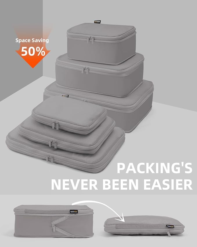 6 Set Compression Packing Cubes - Image 2