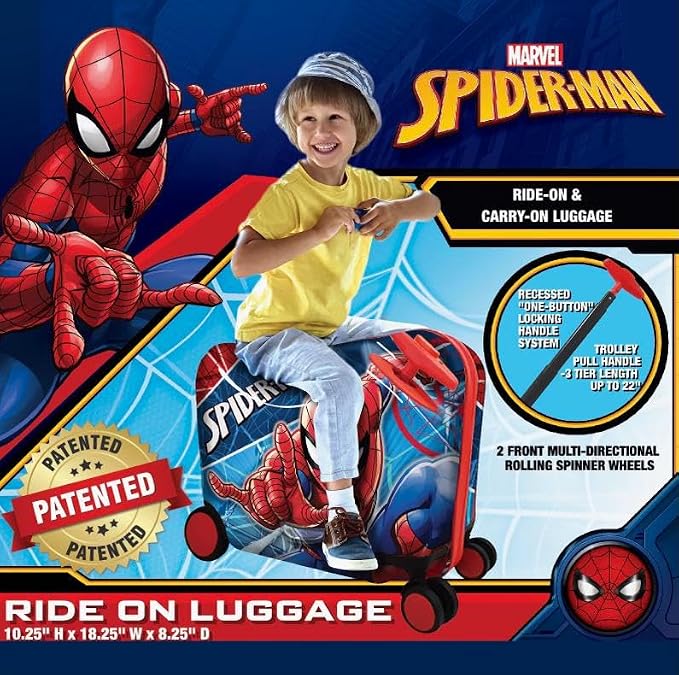 Fast Forward Spiderman Ride on Luggage - Image 2