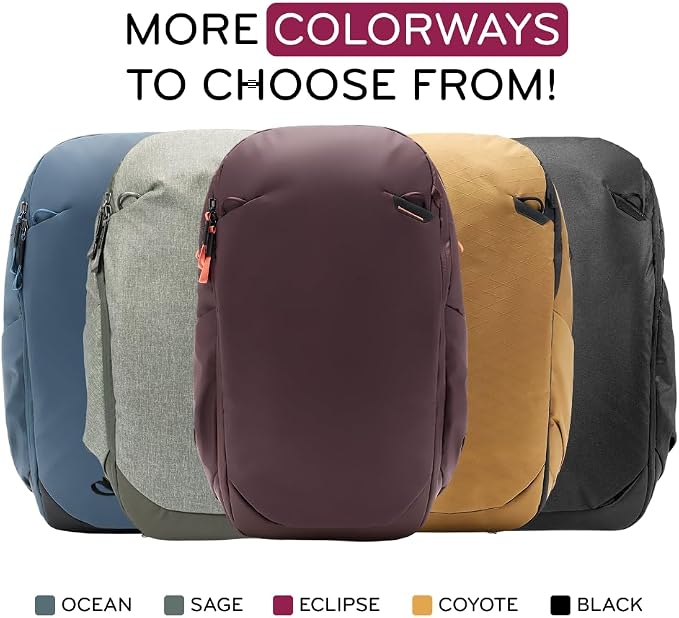 Peak Design Travel Backpack 30L, Expandable 27-33L Design, Rear and Top Access - Image 7