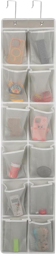 Over the Door 12 Pocket Hanging Shoe Organizer by GOMAJI