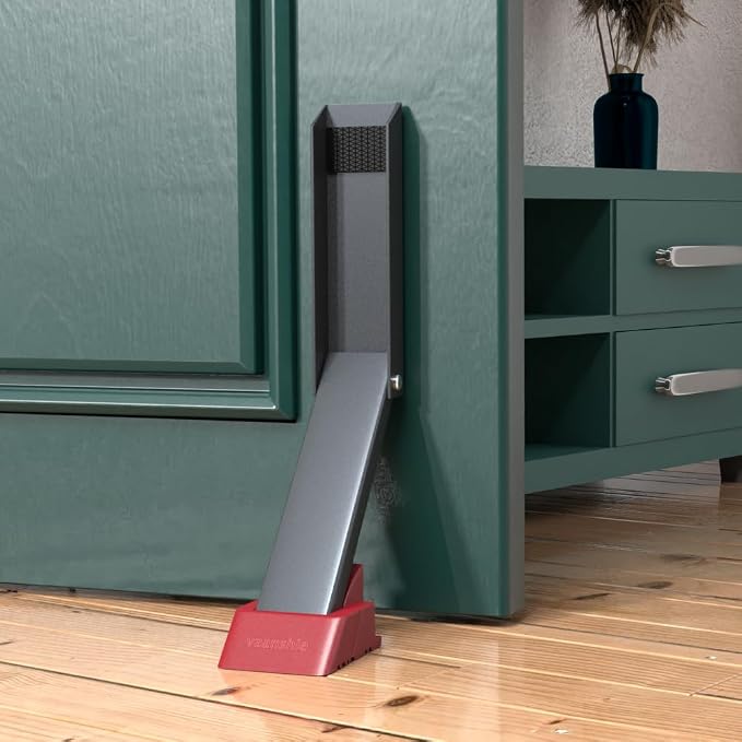 2 Pack Door Stop, No Drill Door Stoppers - Image 7
