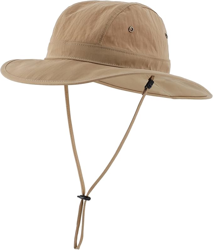 Home Prefer Summer UPF 50+ Men's Bucket Sun Hat Wide Brim Fishing Hat Safari Hat by HomePreferHatsCaps