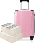 Merax Carry on Luggage Set, 20 Inch Hardshell ABS Suitcase by Merax